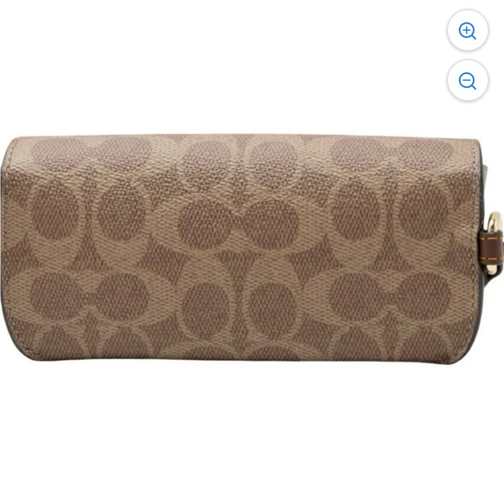 Coach Brown Signature Eyeglasses case - Picture 10 of 11